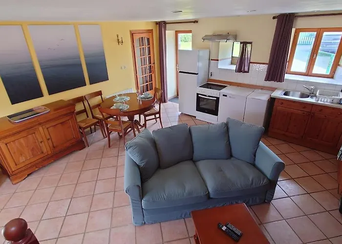 La Mer, A La Campagne En Normandie, Proche Du Mont St Michel Сasa de vacaciones *